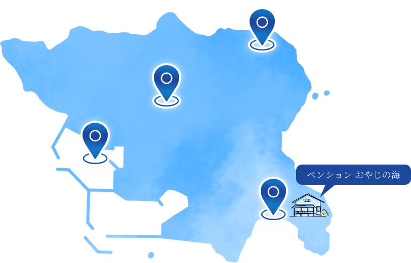 頭島の地図